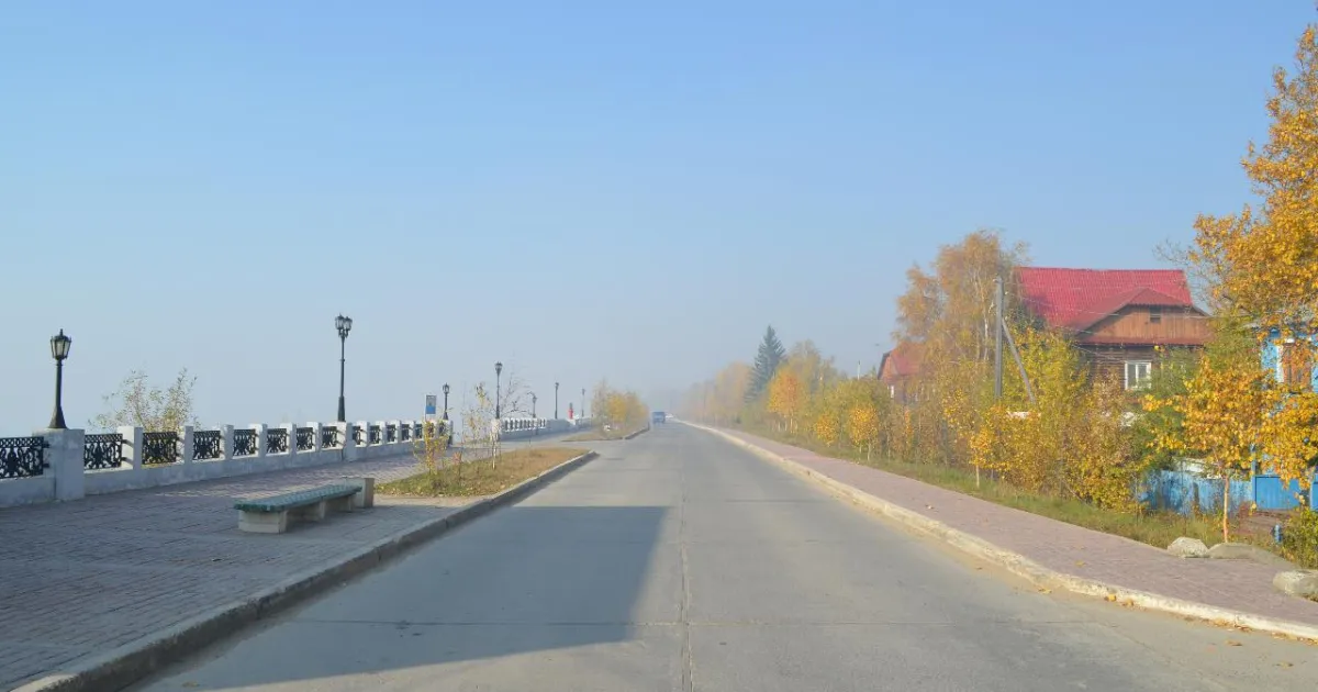 Ленск — вид аэропорта